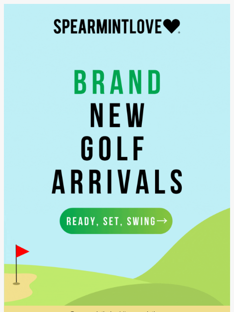 spearmintlove newsletter: Hole-in-one styles just for you 🏌️‍♂️