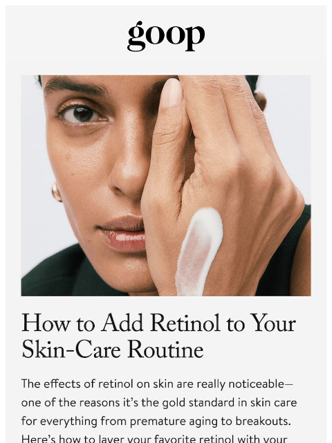 goop newsletter: the Tuesday newsletter
