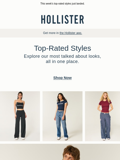 hollisterco newsletter: The best of the best.