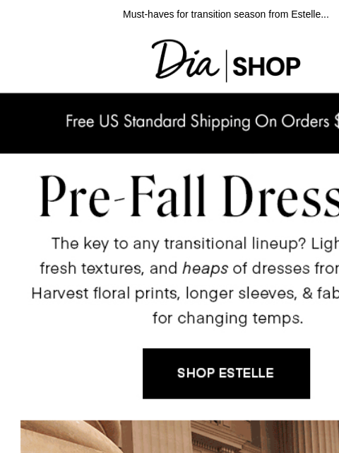 dia newsletter: Pre-Fall Dresses You *NEED*​
