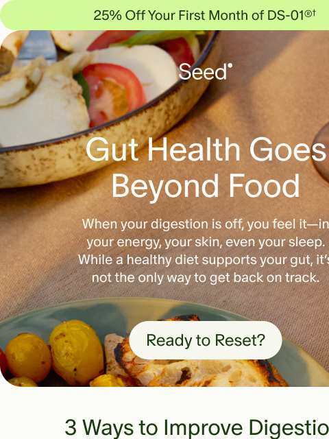 seed newsletter: Digestion isn’t just about what you eat.