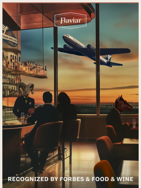 flaviar newsletter: Recognized by Forbes & Food & Wine.