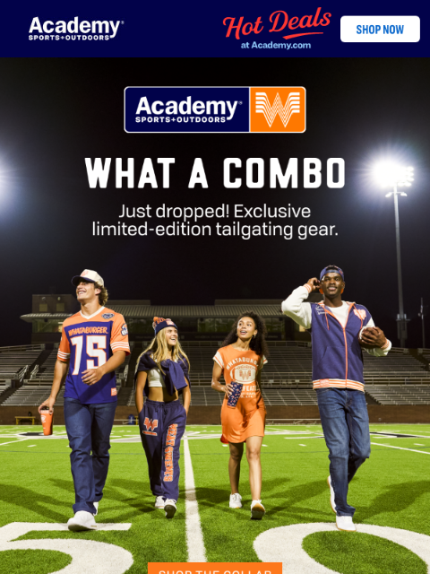 academy newsletter: 🍔 Just Dropped: Academy x Whataburger Gear!