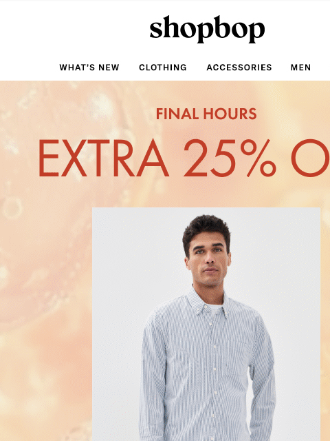 shopbop-mail newsletter: SALE on sale: final hours