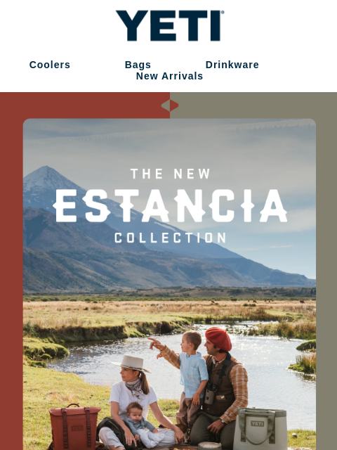 yeti newsletter: NEW COLORS: Stag Red and Pampa Green