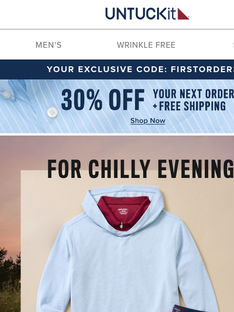 untuckit newsletter: What to Wear: Summer Evenings 🌖