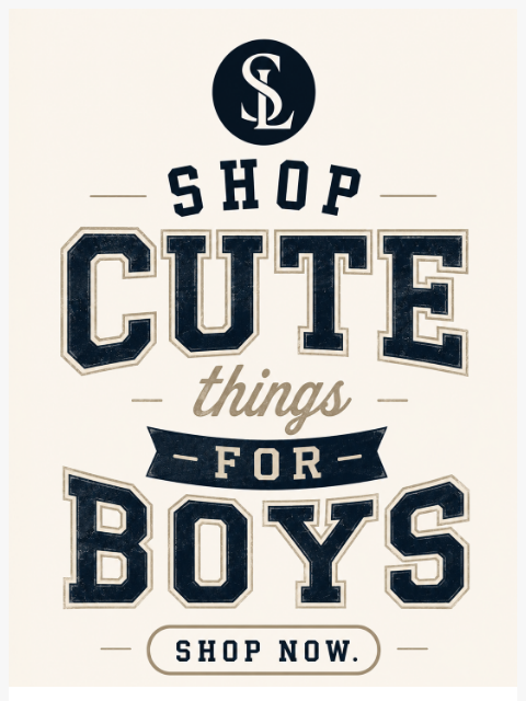 spearmintlove newsletter: Cute things for little guys 💙