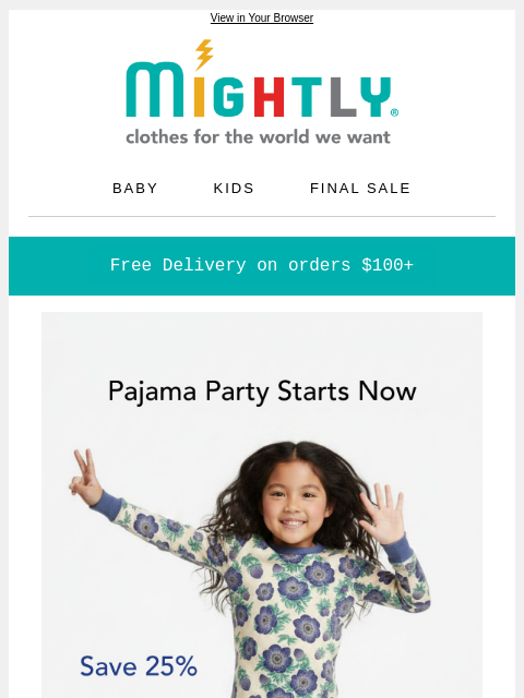 mightly newsletter: Pajama Party: 25% OFF All Breathable Sets! 🎉
