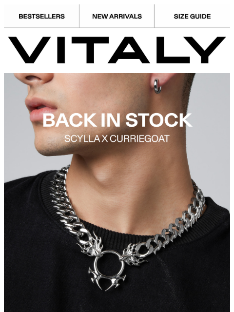 vitalydesign newsletter: Scylla x CurrieGOAT