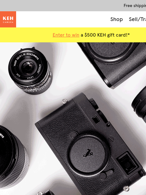 keh newsletter: Pre-owned camera gear, without the guesswork