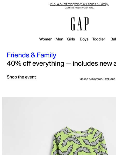 gap newsletter: New Halloween PJs