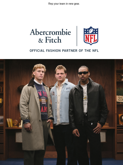 abercrombie newsletter: JUST TOUCHED DOWN →