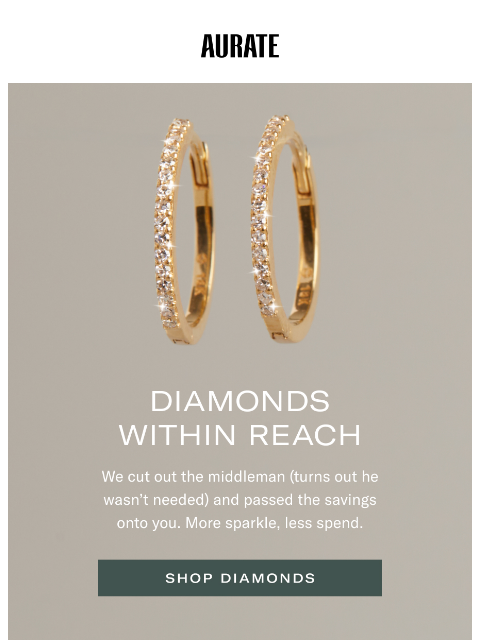 auratenewyork newsletter: $20 PER DIAMOND