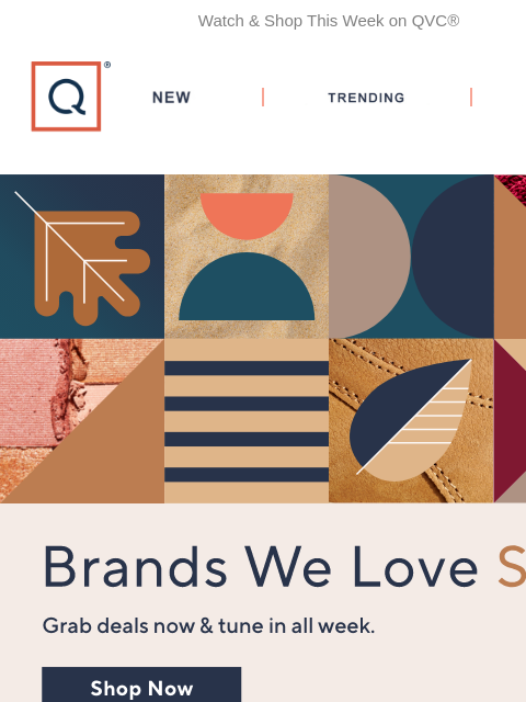 qvcemail newsletter: Brands We Love & You Will, Too