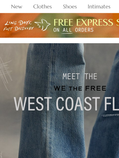 freepeople newsletter: Be the first to get this pair 👖