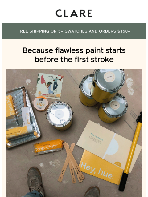 clare newsletter: A smooth finish starts before you pick up a brush