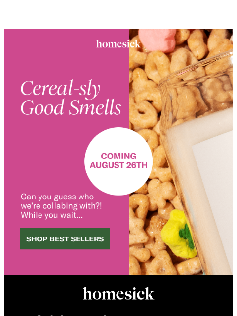 homesick newsletter: A new collab collection is coming…