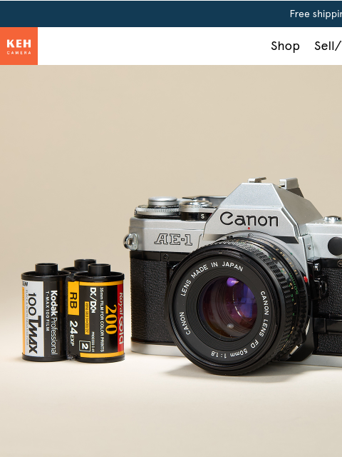 keh newsletter: The ultimate back-to-school gear guide 🎒📸