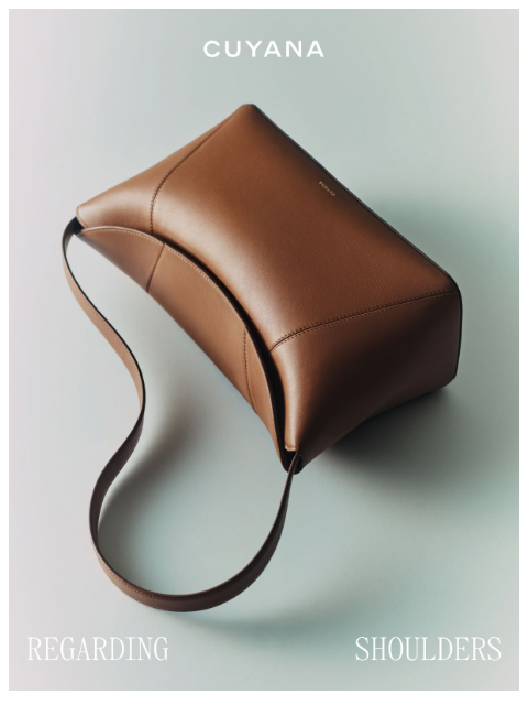 cuyana newsletter: Fall Shoulder Bags