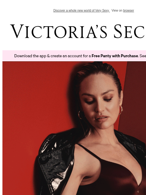 victoriassecret newsletter: NEW Very Sexy: Five Lift Levels, Three Iconic Scen...