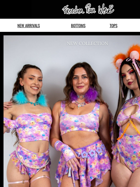 freedomravewear newsletter: DUCKIES: Just Landed