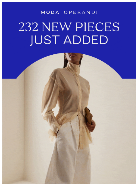 modaoperandi newsletter: NEW this week