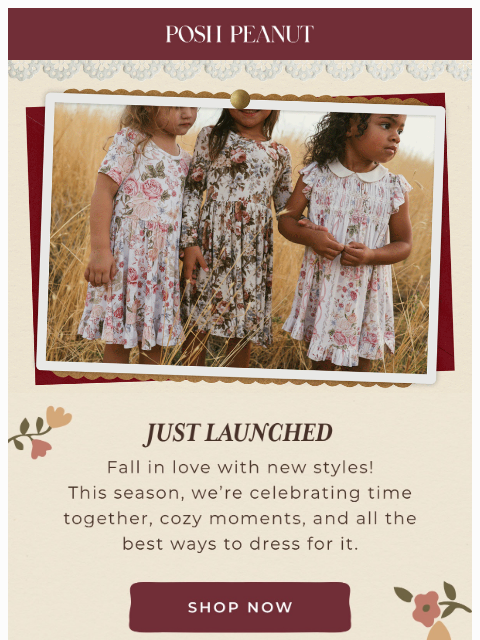 poshpeanut newsletter: 🌹 Your Autumn Wardrobe is Selling Fast!