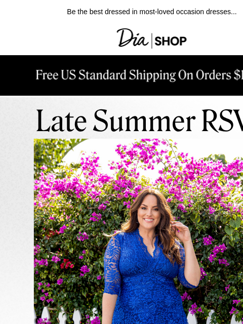 dia newsletter: Summer Wedding? *Guest* in This 🕊️
