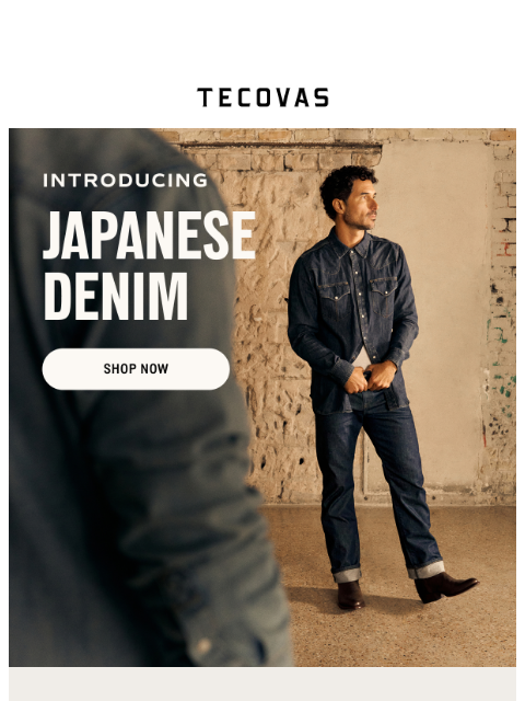 tecovas newsletter: Introducing Japanese Denim