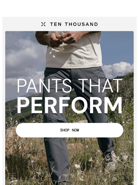 tenthousand newsletter: 2 Pants You Need In Rotation