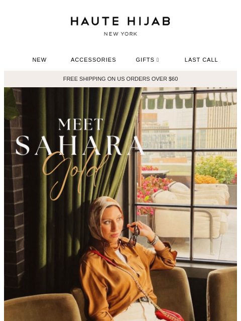 hautehijab newsletter: Meet Sahara Gold ✨