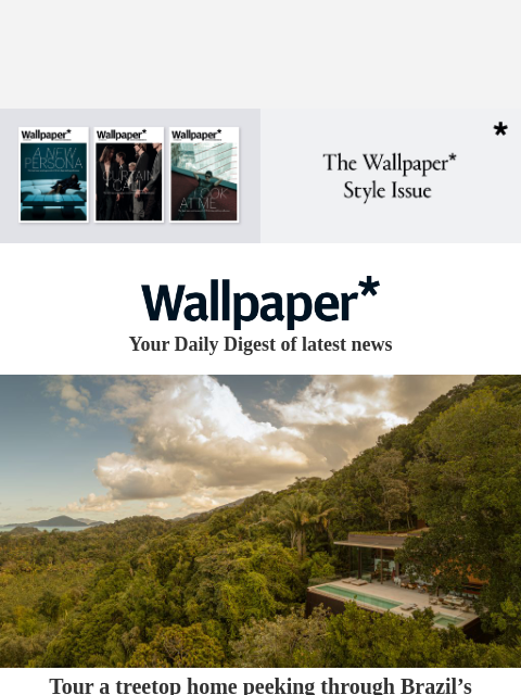 futureplc newsletter: Tour a treetop home in Brazil