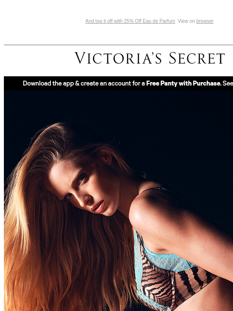 victoriassecret newsletter: NEW Bold Bras to Start Your Enginges