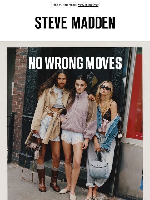 stevemadden newsletter: New Season, New Choices