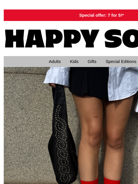 happysocks newsletter: Back to Work—Special Offer