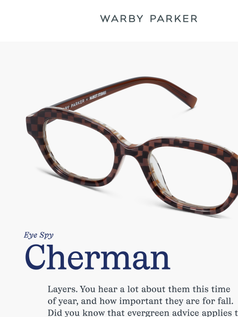 warbyparker newsletter: Limited-edition layers