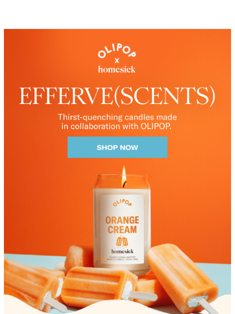 homesick newsletter: Now Available: The OLIPOP Collection