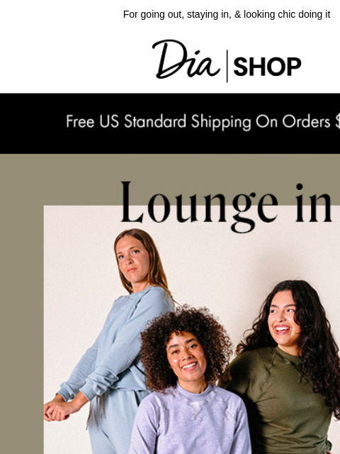 dia newsletter: New In: Poplinen Lounge