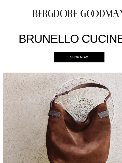 bergdorfgoodman newsletter: Designer Spotlight: Brunello Cucinelli