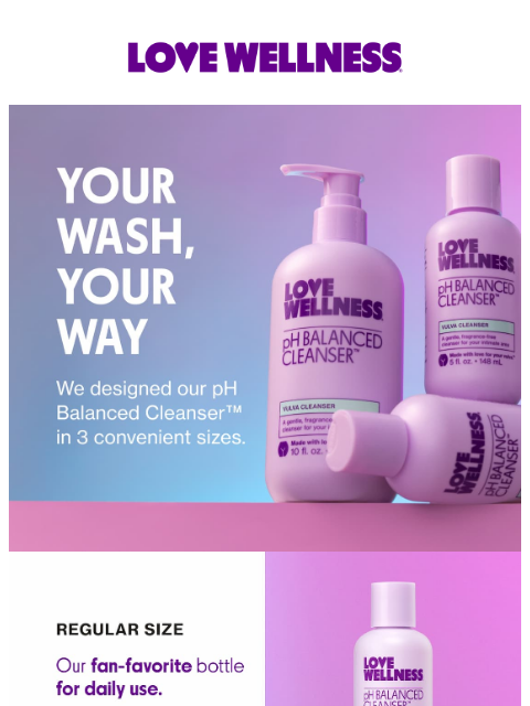 lovewellness newsletter: Elevate your everything shower 🚿