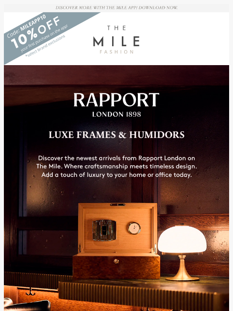 orchardmile newsletter: Elevate Your Space with Rapport London’s Latest