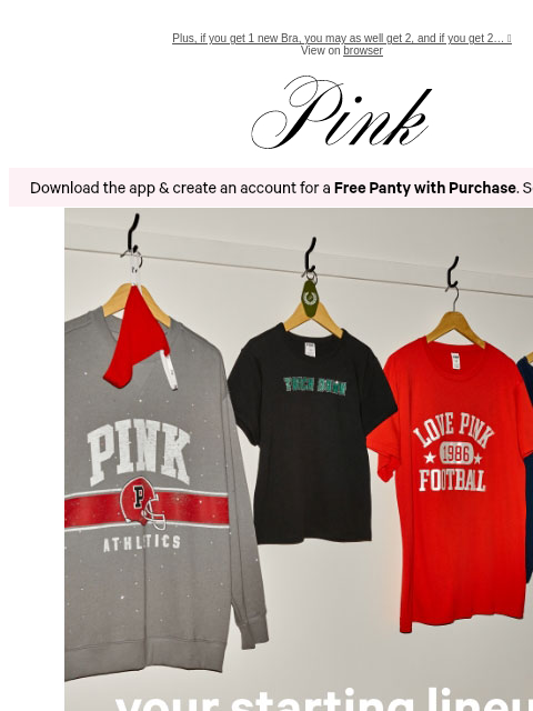 vspink newsletter: Looking Cute Is Always a Win 😌