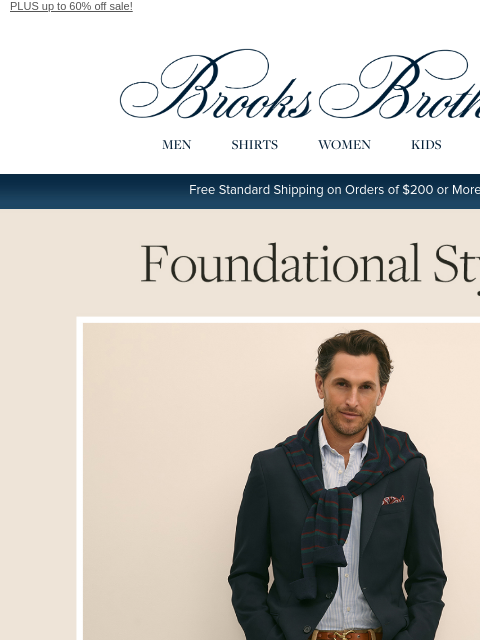 brooksbrothers newsletter: Look sharp without even trying