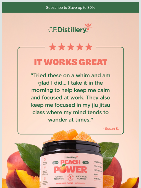 thecbdistillery newsletter: Find Your Focus