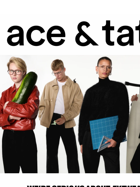 aceandtate newsletter: We're serious about eyewear