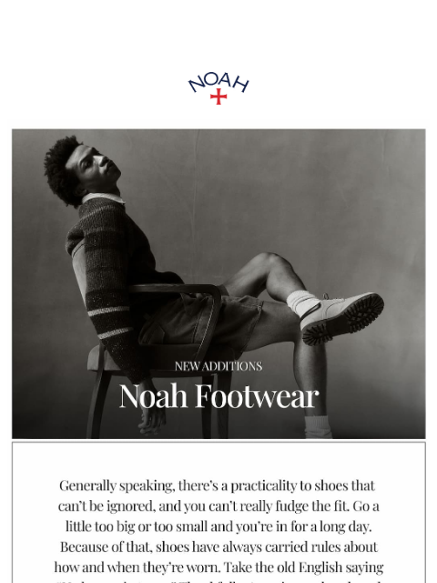noahny newsletter: A/W '25 Footwear