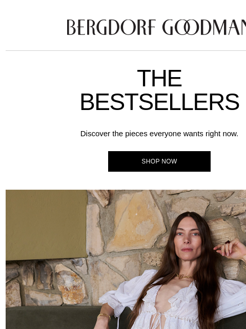 bergdorfgoodman newsletter: The Week’s Bestsellers