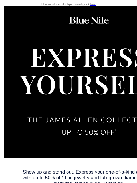 bluenile newsletter: Eye-Catching Styles From the James Allen Collectio...