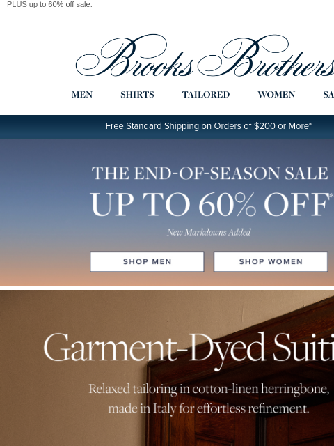 brooksbrothers newsletter: The transitional suit