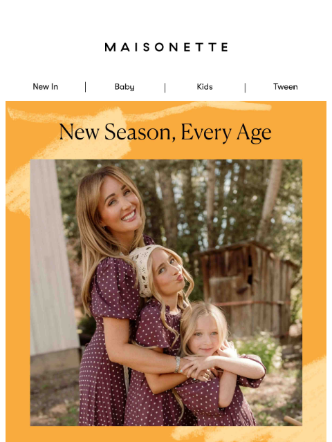 maisonette newsletter: The Fall Everyone's Been Waiting For
